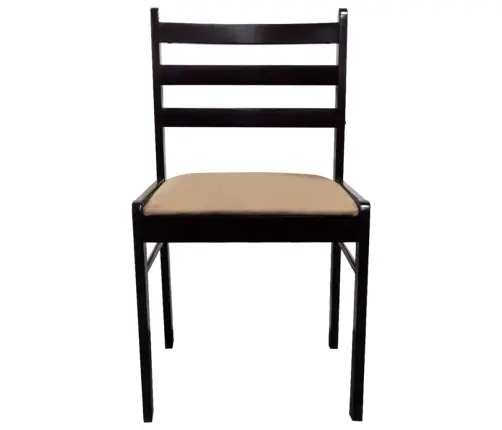 Virtuves Krēsli, 4 Gab., Brūns, Masīvs Gumijkoks Un Samts Vidaxl