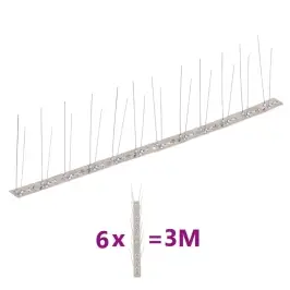 Smaigų Rinkinys Nuo Paukščių Ir Balandžių, 6 Vnt., 2 Eilės, 3M