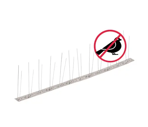 Putnu Atbaidīšanas Radzes, 2 Rindas, 6 Gab., 3 M, Tērauds Vidaxl