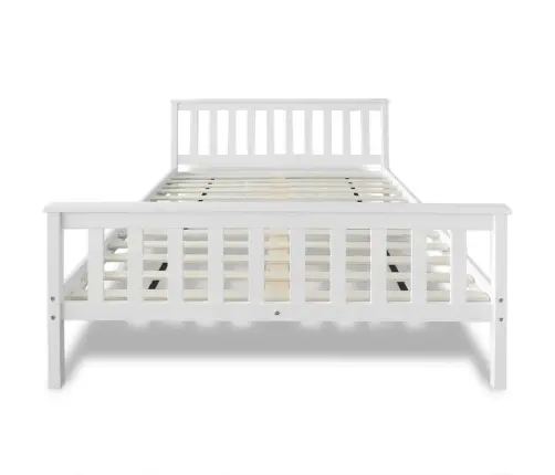 Gulta Ar Matraci, Priedes Masīvkoks, 140X200 Cm Vidaxl