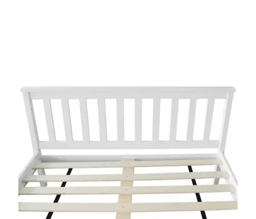 Gulta Ar Matraci, Priedes Masīvkoks, 140X200 Cm Vidaxl