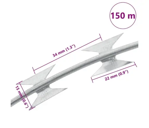 Bto-22 Pjaunanti Viela Concertina Su Sąvaržomis, 150M, Plienas