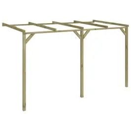Pergola Vīteņaugiem, 2X4X2,2 M, Koks Vidaxl