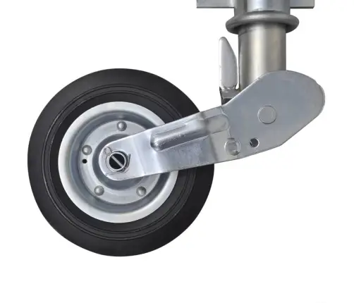 Tvirtas Atraminis Priekabos Ratukas, 60Mm