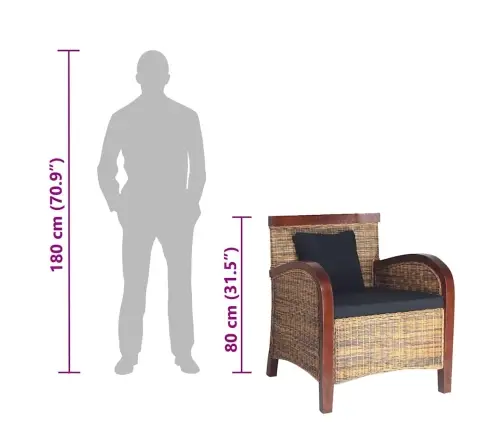 Krėslas, Rankų Darbo, Pintas Ratanas