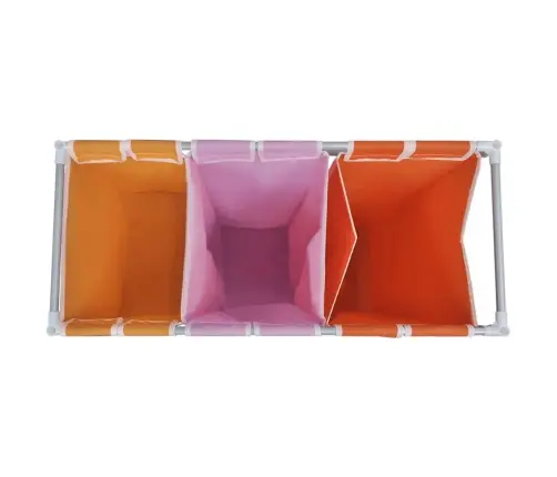 3-Daļīgs Veļas Grozs Ar Mazgāšanas Kasti