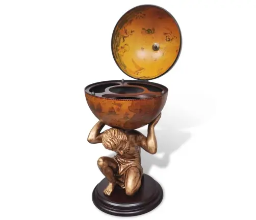 Gaublio Formos Baras Su Atlaso Stovo Dizainu, 42X42X85Cm