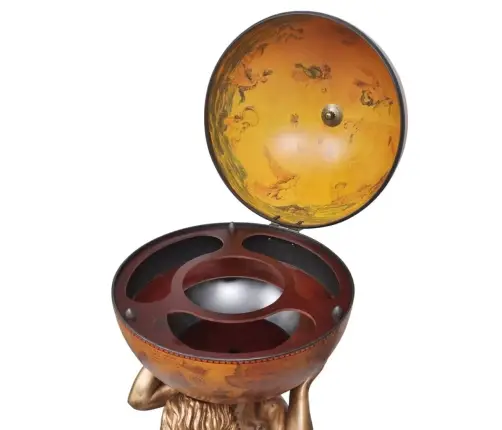 Gaublio Formos Baras Su Atlaso Stovo Dizainu, 42X42X85Cm