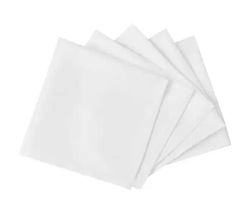 50 Vakariņu Salvetes, 50 X 50, Baltā Krāsā