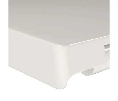 Tualetes Poda Sēdeklis, Lēni Aizverams, Kvadrāta Forma, Balts  Vidaxl