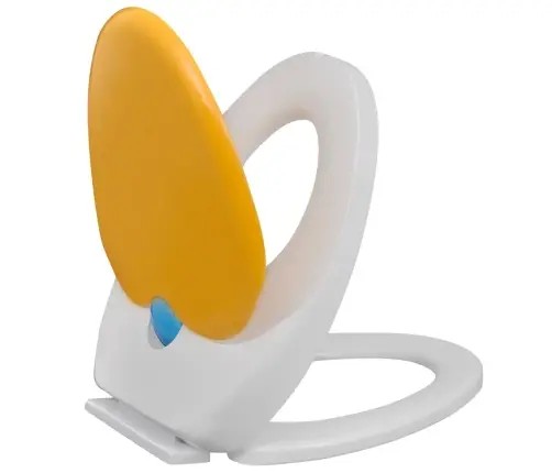 Bērnu, Pieaugušo Tualetes Poda Sēdeklis, Lēnās Aizvēršanas Funkcija