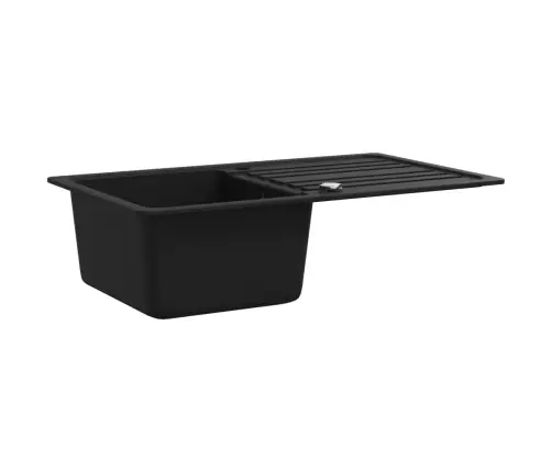 Pööratav Graniidiist Köögivalamu, Must