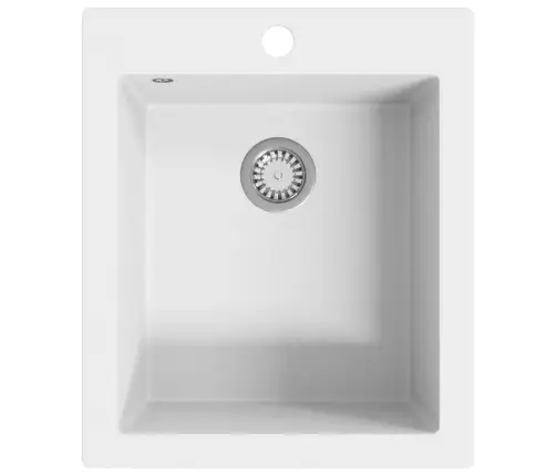 Įleidžiama Virtuvės Plautuvė, Granitas, Baltas Sp.