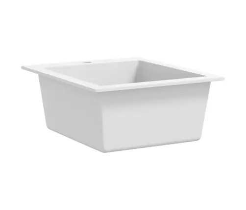 Įleidžiama Virtuvės Plautuvė, Granitas, Baltas Sp.