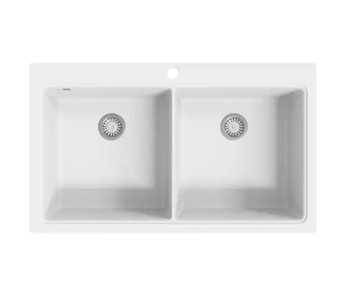 Iebūvējama Dubultā Granīta Izlietne, Krēmbalta