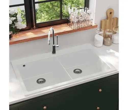 Iebūvējama Dubultā Granīta Izlietne, Krēmbalta