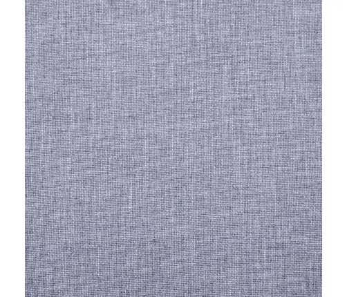 Dīvāns, Divvietīgs, Gaiši Pelēks Audums  Vidaxl