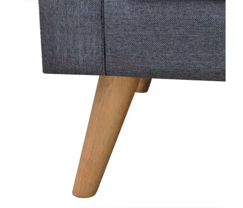 Dīvāns, Divvietīgs, Tumši Pelēks Audums  Vidaxl