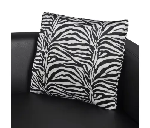 3 Istekohaga Diivan, Kunstnahast, Must