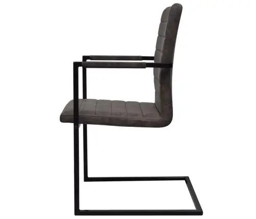 Konsoles Virtuves Krēsli, 2 Gab., Brūna Mākslīgā Āda Vidaxl