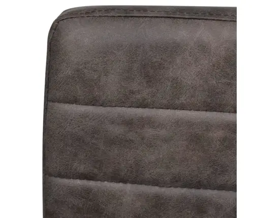 Konsoles Virtuves Krēsli, 2 Gab., Brūna Mākslīgā Āda Vidaxl