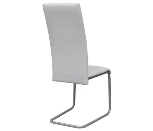 Konsoles Virtuves Krēsli, 2 Gab., Balta Mākslīgā Āda Vidaxl