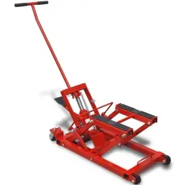 Hüdrauliline Mootorratta/Atv Tungraud 680 Kg Punane
