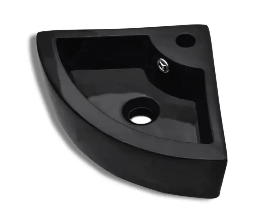 Valamu, Ülevooluavaga 45 X 32 X 12,5 cm Must