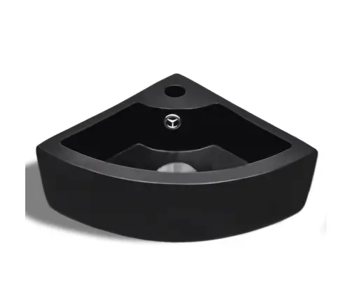 Valamu, Ülevooluavaga 45 X 32 X 12,5 cm Must