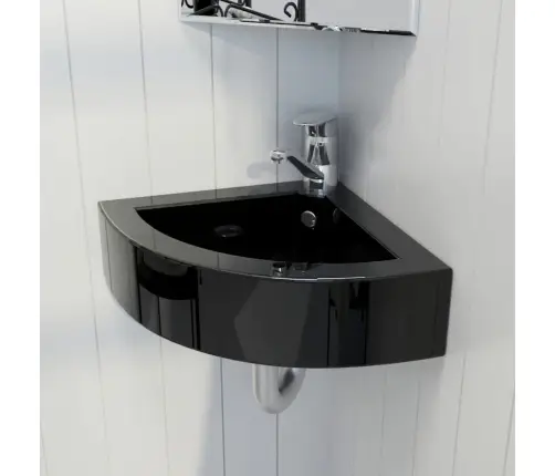 Valamu, Ülevooluavaga 45 X 32 X 12,5 cm Must