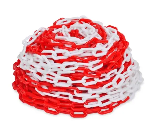 30 M Punane Ja Valge Plastist Hoiatuskett