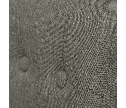 Virtuves Krēsli, 2 Gab., Gaiši Pelēks Audums Vidaxl