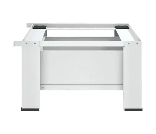 Veļasmašīnas Statīvs Ar Atvilktni, Balts Vidaxl