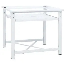 Pesumasina Alus Väljatõmmatava Riiuliga, Valge