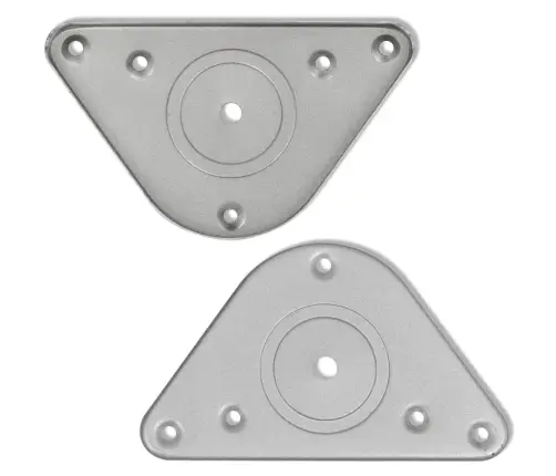 Galda Kājas, 4 Gab., Regulējamas, 870 Mm, Hroms