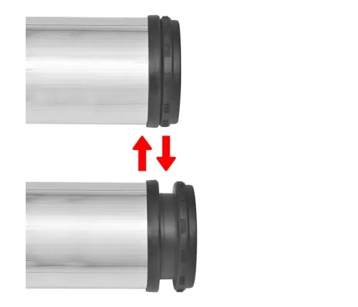 Galda Kājas, 4 Gab., Regulējamas, 710 Mm, Matēts Niķelis