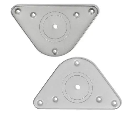 Reguliuojamo Aukščio Stalo Kojos, 4Vnt., Šlifuoto Nikelio, 1100Mm