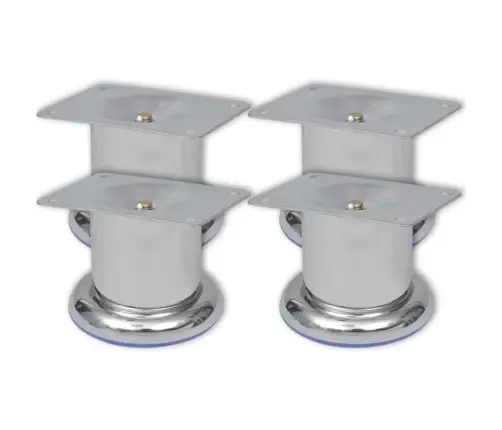 Dīvāna Kājas, 4 Gab., Hroms, 60 Mm, Apaļas