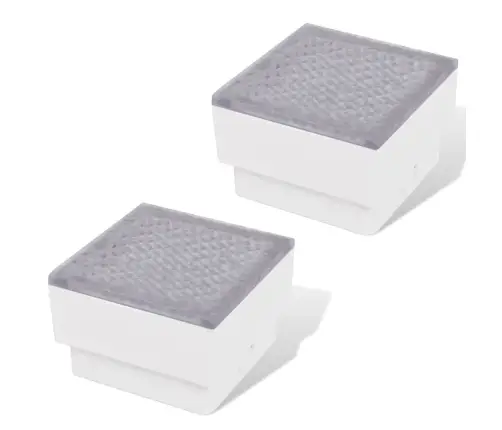 2 Maasisest Led-Tuld 100 X 100 X 68 Mm