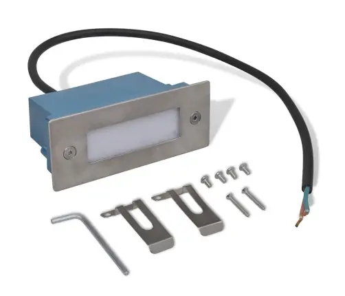 Süvistatud Led-Trepivalgustid 2 Tk, 44 X 111 X 56 Mm