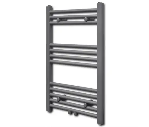 Dvieļu Žāvētājs Centrālajai Apkurei, 500 X 764 Mm, Pelēks, Taisns