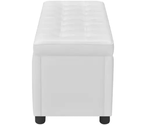 Daiktadėžė/Otomanė, Dirbtinė Oda, Balta