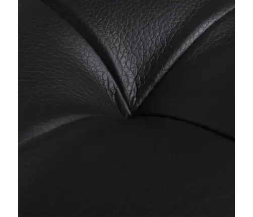 Soliņš Mantu Glabāšanai, Melna Mākslīgā Āda Vidaxl