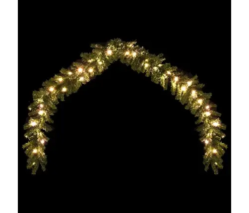 Ziemassvētku Vītne Ar Led Lampiņām, 10 M