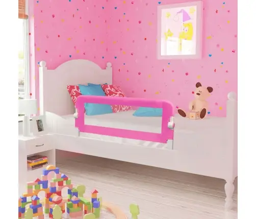 Apsauginis Turėklas Vaiko Lovai, 102X42cm Rožinės Spalvos