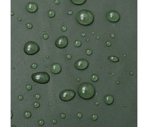 Neperšlampamas Ilgas Lietpaltis Su Gobtuvu, Žalias Xxl