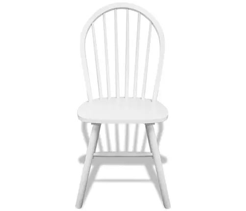 Söögitoolid 6 Tk, Valge, Puit