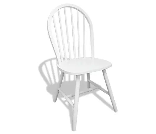 Söögitoolid 6 Tk, Valge, Puit