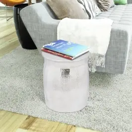 Taburete, Galdiņš, Kalts, Alumīnijs, Sudraba Krāsa Vidaxl