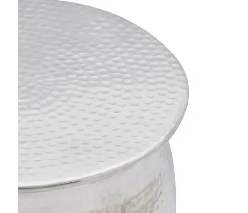 Taburete, Galdiņš, Kalts, Alumīnijs, Sudraba Krāsa  Vidaxl